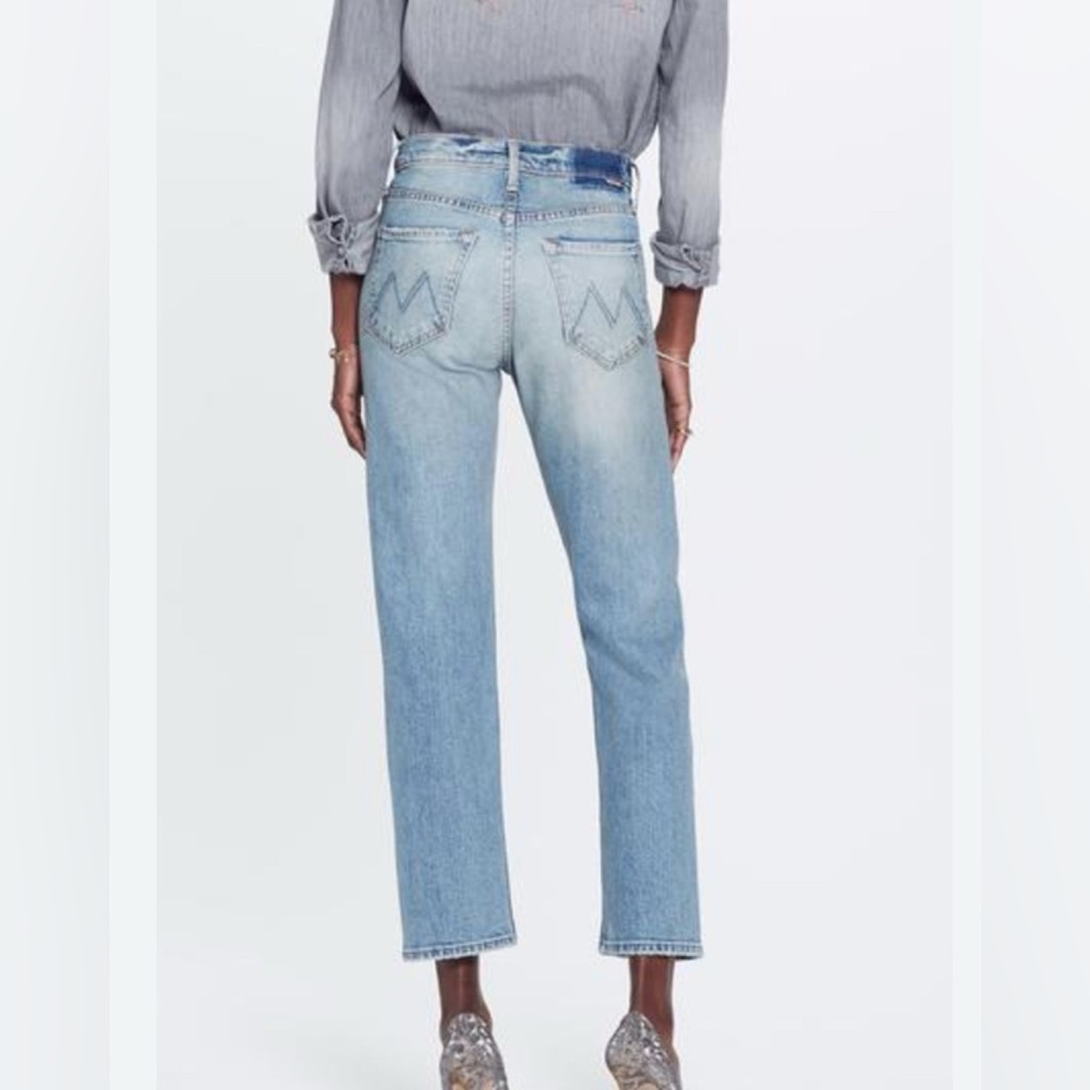 MOTHER Light Blue Straight Leg Jeans 29